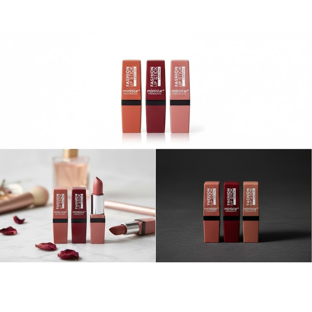 MINISTAR FASHION DRY LIPSTICK | الجاف الشفاه أحمر MINISTAR FASHION