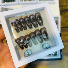 PINK KEY NAILS 12 PCS SET | قطعة 12 – KEY PINK مجموعة أظافر